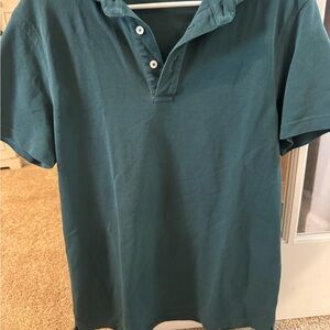 Kent Wang Polo Shirt – Large – Forest Green – Made in Portugal – 100% Cotton